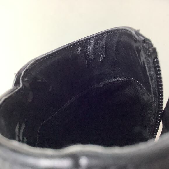 Alfani Step & Flex Womens Ankle Boots - Size 5M - Black Leather Upper - Picture 6 of 8